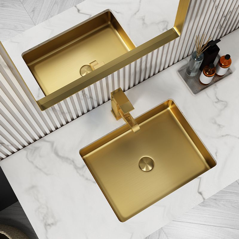 Metal Trough Bathroom Sink Modern Rectangular Trough Bathroom Sink