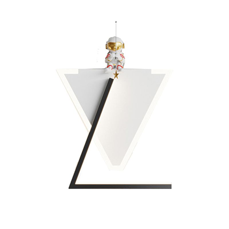 Children Wall Mount Light LED Resin Wall Light with Acrylic Shade for Kid's Room