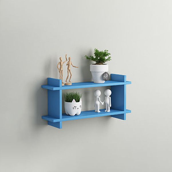 11.8" H Modern Floating Bookshelf Manufactured Wood Bookcase