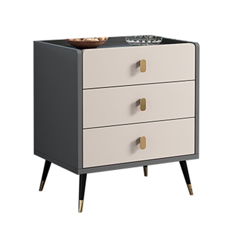 15.74" Wide Modern Accent Chest with Soft Close Drawers Wood Chest