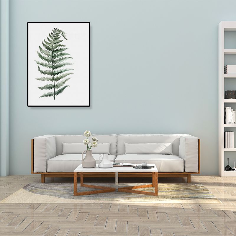 Minimalistische Botanics canvas print zachte kleur getextureerde muurkunst voor keuken, meerdere maten