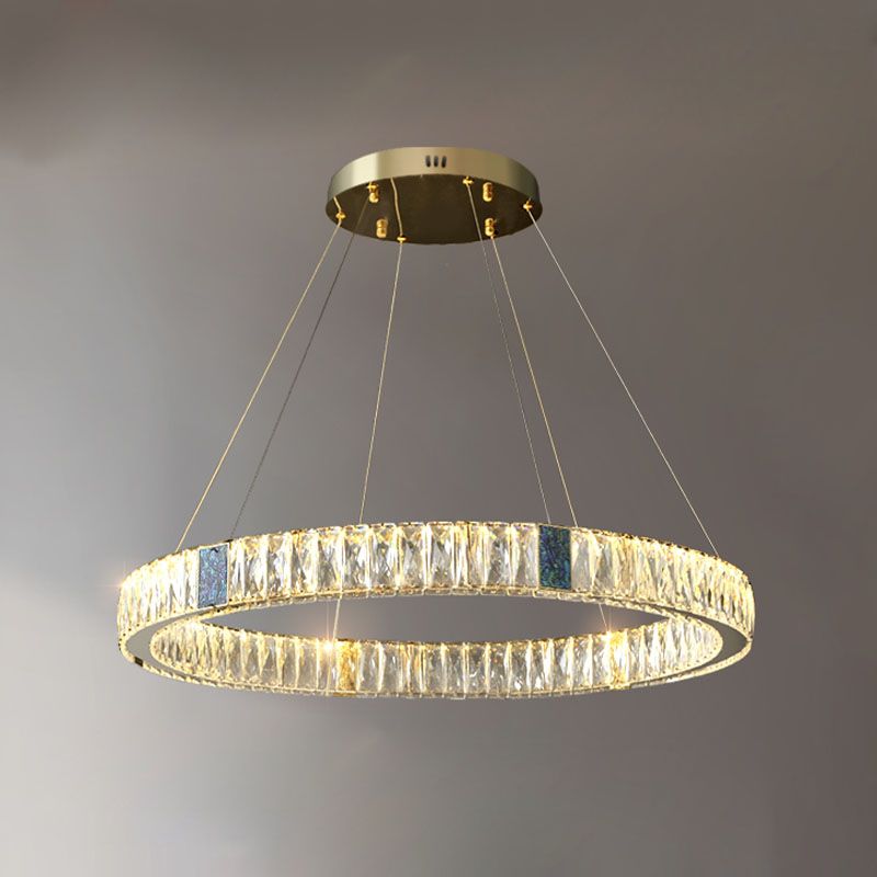 Modern Simple Light Luxury Style Led Hangende kroonluchter Licht voor woonkamer eetkamer
