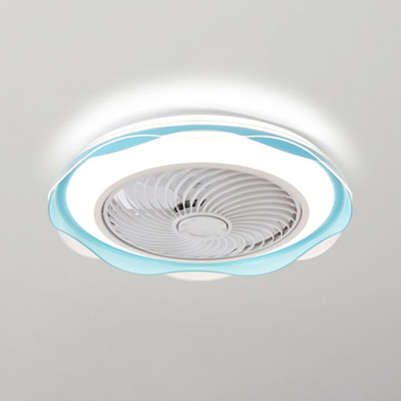 Lámpara de montaje de lavado de led redondo lámpara de ventilador de metal moderno accesorio de luz semi descarga