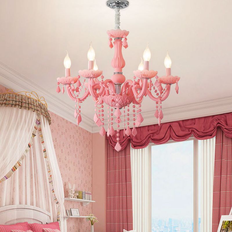 Multi -Leuchtkerze -Hängeanhänger moderne Glashängung Licht für Wohnzimmer