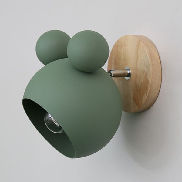Modern Macron Wall Sponce One-Bulb Panda Wall Lights Lightsing para niños