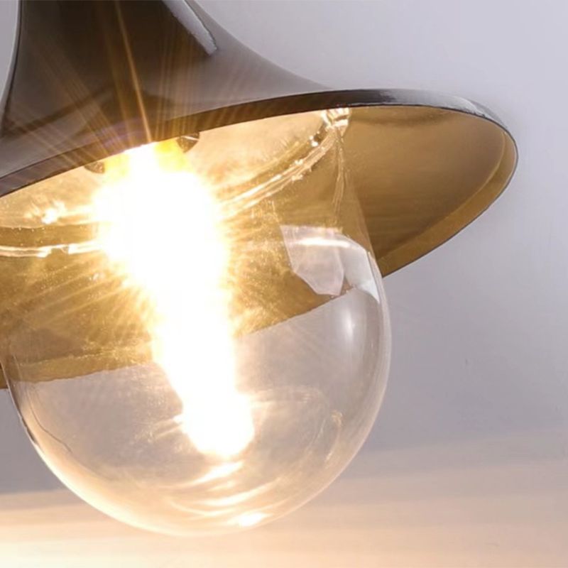 Cone Shape Metal Wall Light Industrial Style 1 Light Wall Light Sconce in Black