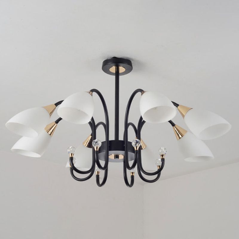 Accesorios de iluminación de lámpara de araña de spray de estilo moderno kit de luz colgante de múltiples cabezas