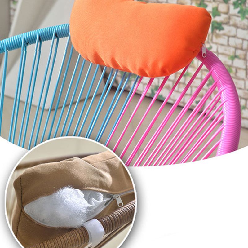 Mid-Century Modern Single Rocking Chair Indoor Rattan Rocking Chair