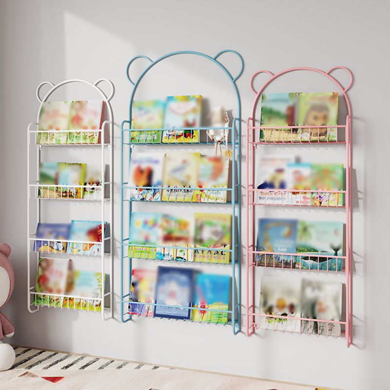 Libreria moderna mobile in metallo in metallo per casa