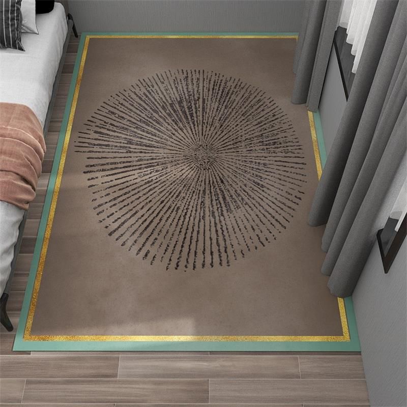 Simplicity Area Rug Abstract Rug Stain Resistant Anti-Slip Carpet for Room
