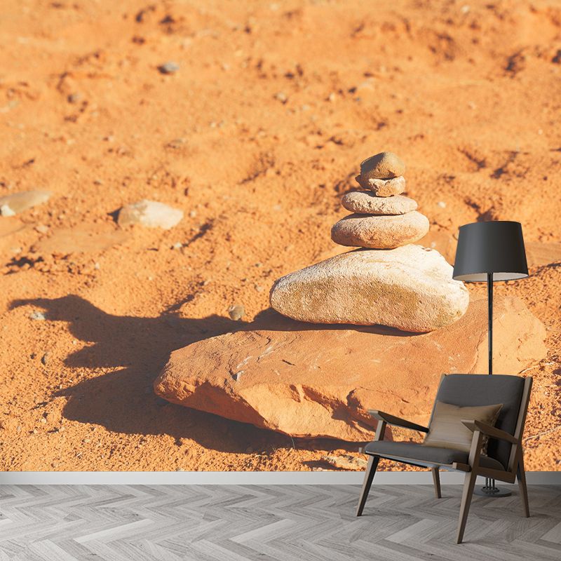 Modern Desert Wall Mural Wallpaper Mildew Resistant for Living Room