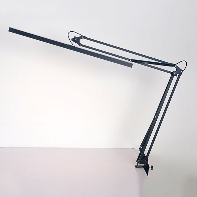 Lineare Nachttischlampe moderne Metal Ein leichter Nachttischlampe in Schwarz