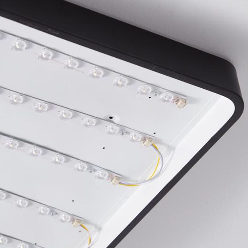 Rectangular Flush Mount Light Fixtures Modern Acrylic Flush Light