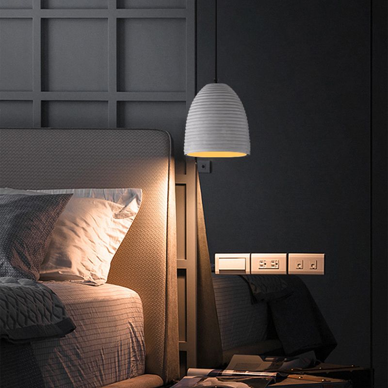 Modern Style Ceiling Suspension Lamp Shaded Hanging Ceiling Light with Cement Shade