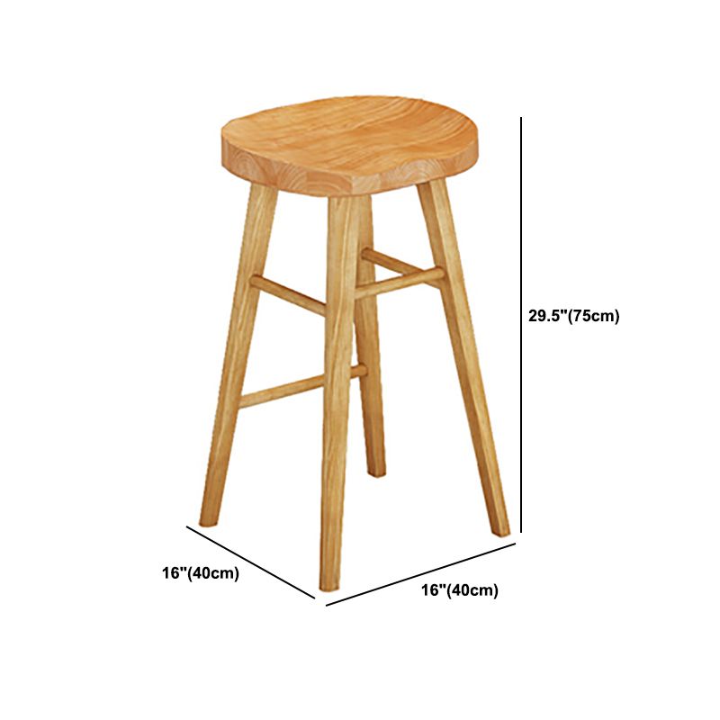 1/3/9 Pieces Modern Rectangular Pub Table Set Wooden Counter Table with Backless Stools