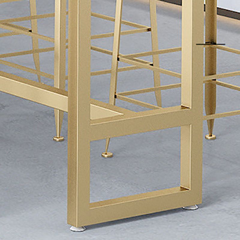 Rectangle Sintered Stone Bar Table Modern Dining Table for Kitchen Living Room Coffee Room