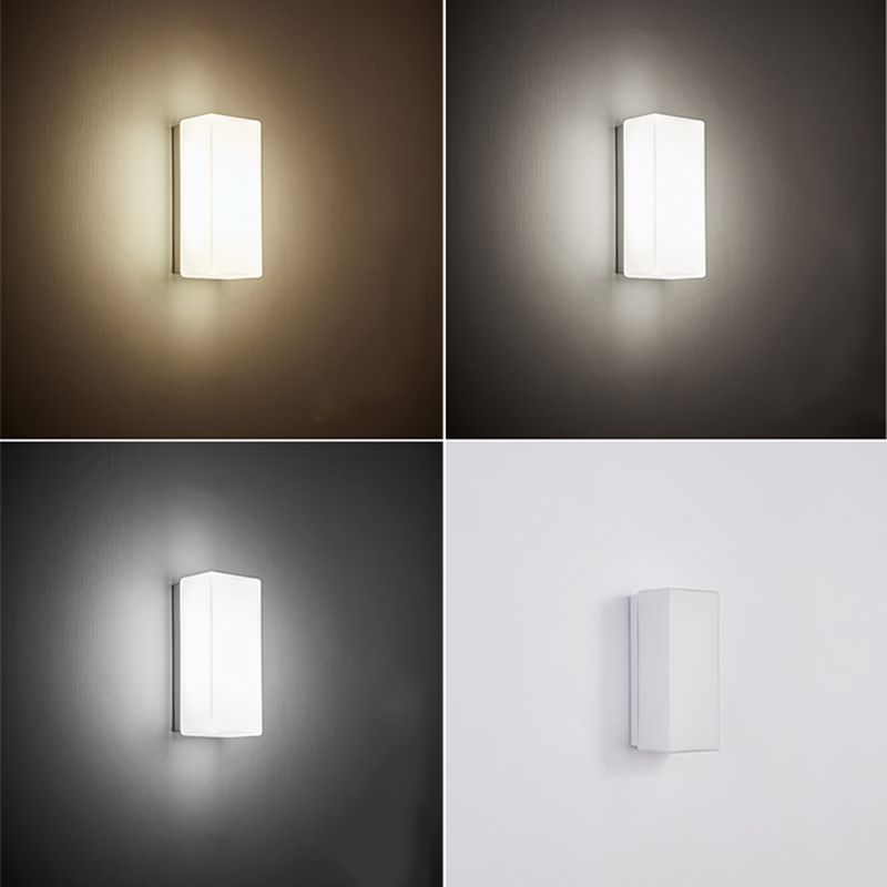 Modern Simple Fashion Style Linear Shade Wall Sconce Metal 1 Light Sconces in