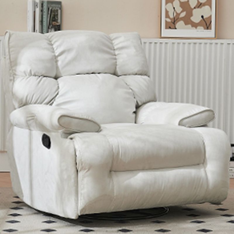Scandinavian Upholstery Recliner Chair Microsuede Standard Recliner