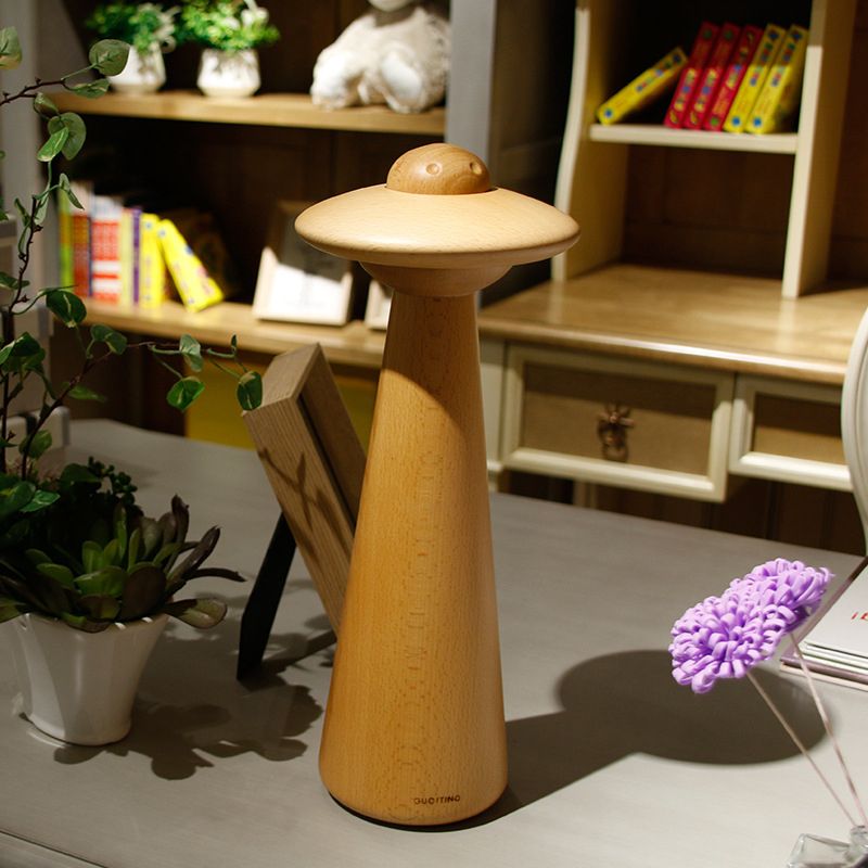 Table de champignons moderniste LED LED LED PETTE DE BURANT EN BEIGE pour le salon
