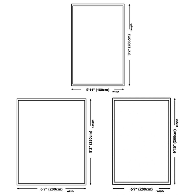 Orange Modern Rug Polyester Striped Rug Washable Indoor Rug for Home Decor