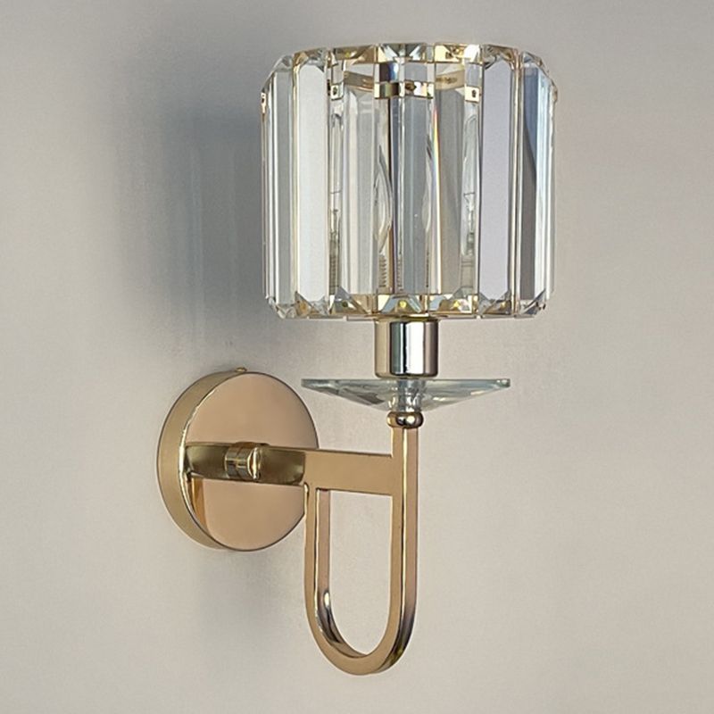 1 Light Wall Mounted Lamps Modern Simplicity Crystal Wall Mounted Lights for Living Room