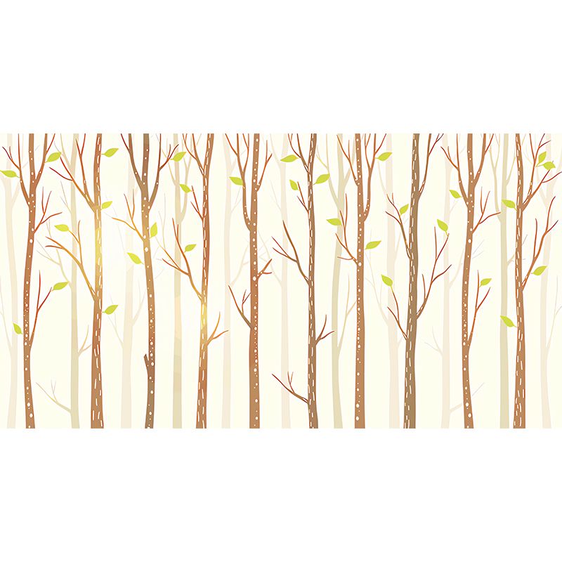 Extra Large Wall Mural Minimalist Unique Wall Covering in Pastel Brown