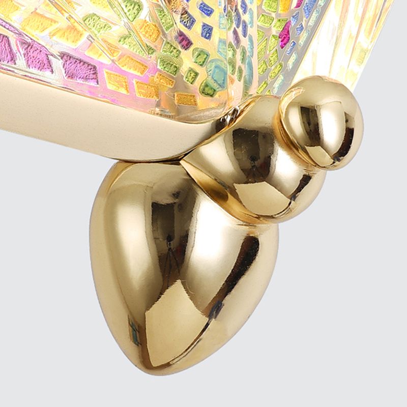Lampada appesa a LED in oro acrilico nella luce moderna in lega di zinco farfalla a sospensione