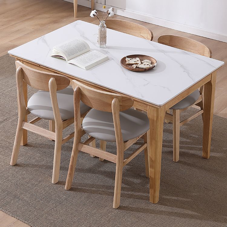 Steen eetkamer verzameling eigentijdse rechthoek eettafel voor keukenhuis