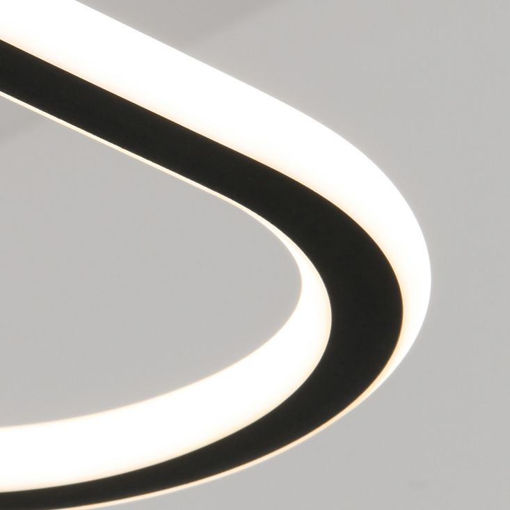 Simple Modern Nordic Style LED Hanging Island Pendant Light for Dining Room Office