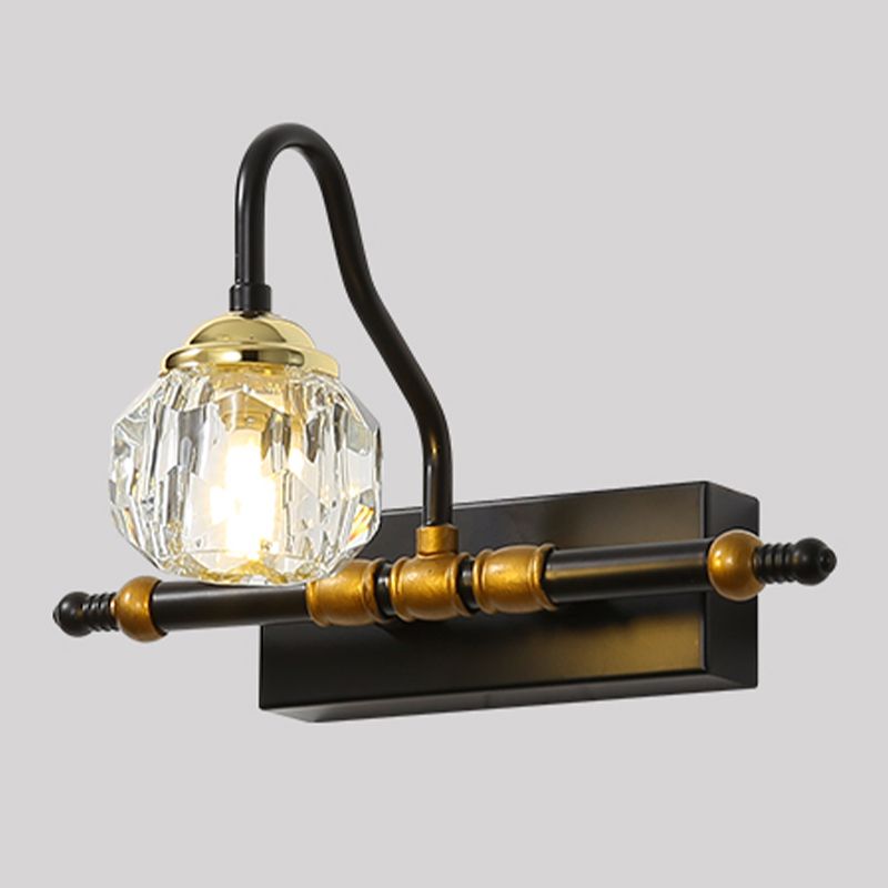 LED Crystal Mirror Lamp Nordic Style Bathroom Washroom Mirror Light Fixture