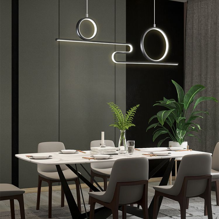 Wrought Iron Hanging Pendant Lights Modern Hanging Lamps for Dining Room