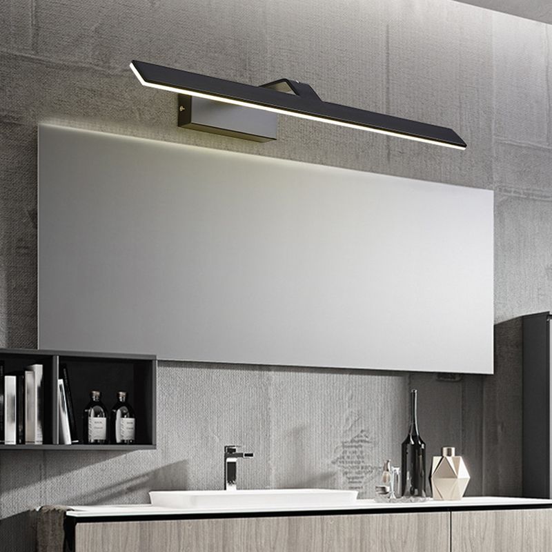 Linear Wall Sconce Lighting Modern LED Metal Wall Lighting Fixture with Acrylic Shade