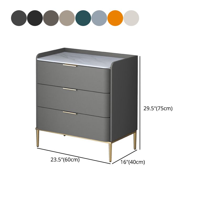23.62" H x 15.74" L Contemporary Wood Accent Chest with Drawers