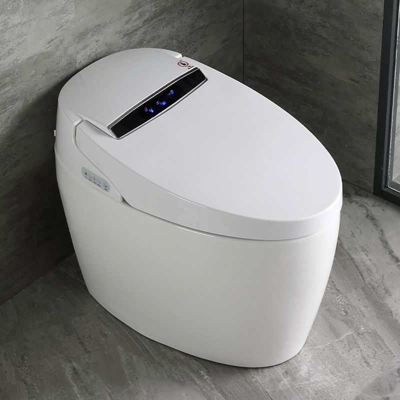 Modern Concealed Tank Toilet Bowl Skirted ABS Floor Mount Flush Toilet with Seat