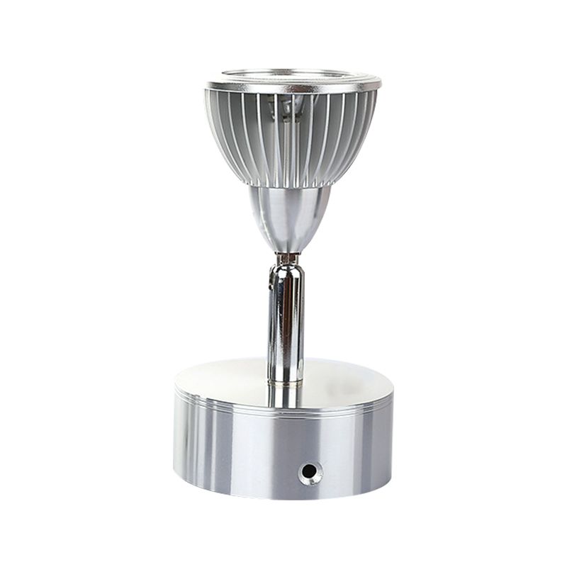 Chrom Finish 1 Lichtwandhalterung Leicht Industrielles Metall Rotatierbares Mini -Wandleuchte Leuchte