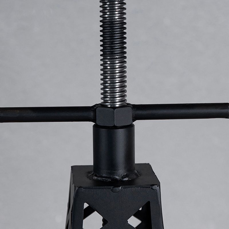 Industrial 1/2/3 Pieces Round Bar Table Set Solid Wood Bar Table Set for Dining Room