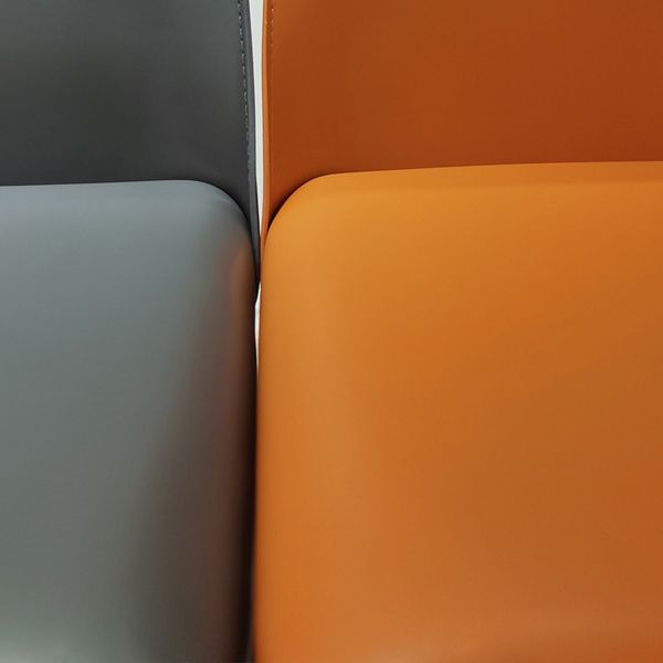 Faux Leather Kitchen Dining Armless Chair Wingback Side Chair