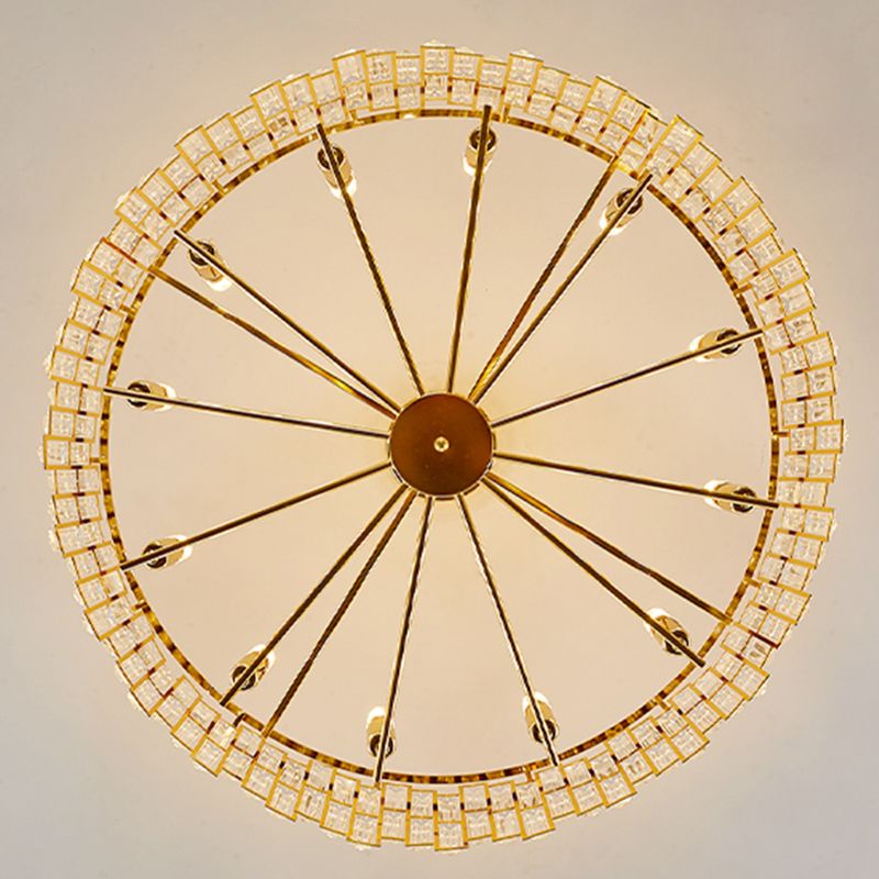 Ronde cirkel hanglamp moderne kroonluchter voor woonkamer eetkamer