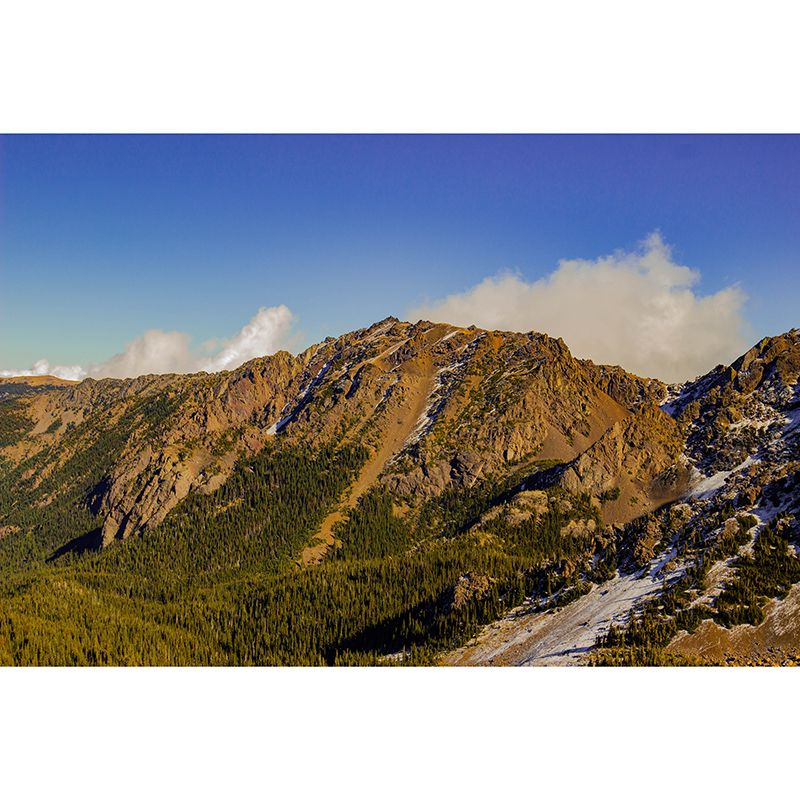 High Mountain Mural Wallpaper for Home Decoration Simple Wall Art, Made to Measure