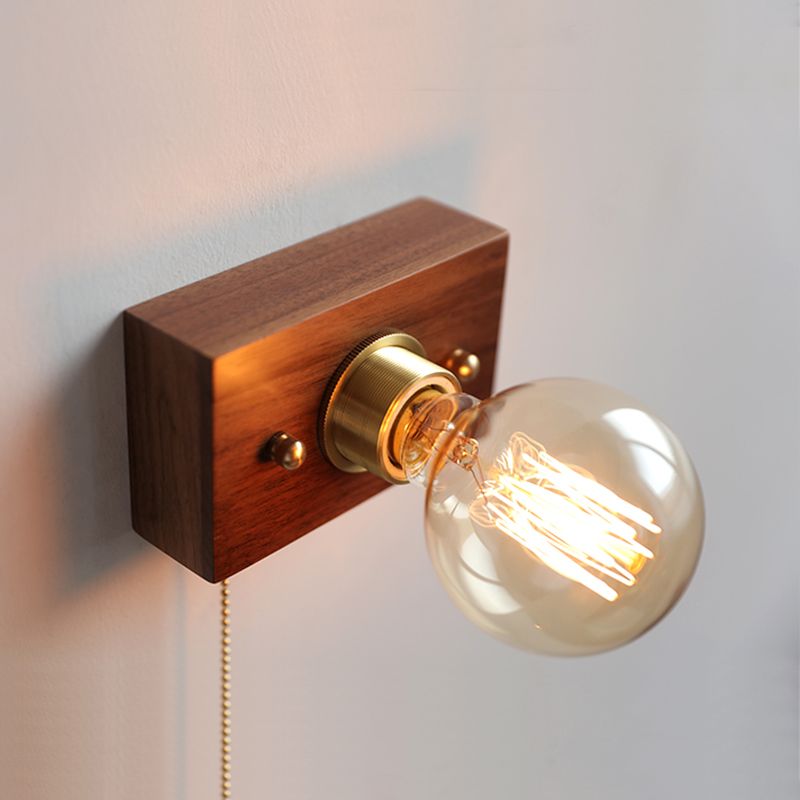 Actualización de pared de pared simple contemporánea de pared de madera.