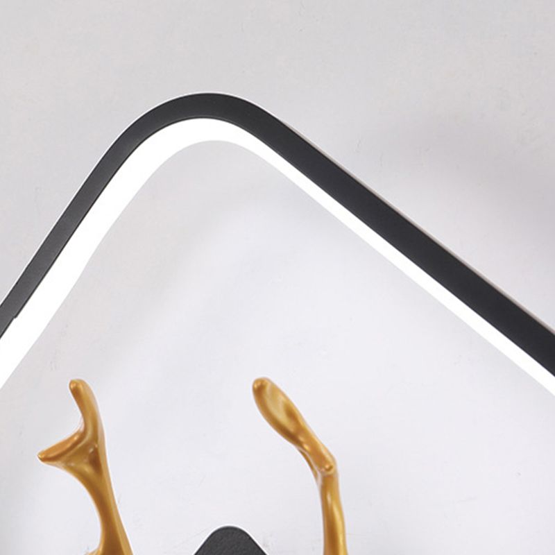 1 Light Unique Shape Wall Mounted Light Modern Sconce Light Fixture for Living Room