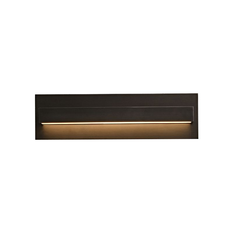Metal Rectangular Vanity Wall Lights Industrial Style 1 Light Vanity Lighting Ideas
