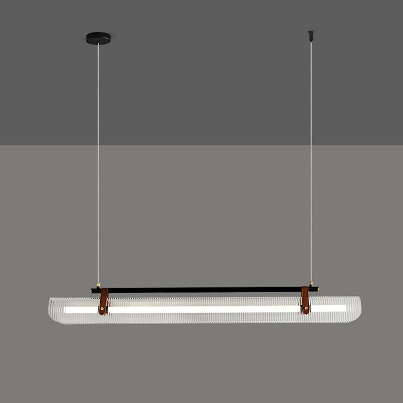 LED Island Lamp Modern Style Island Hanging Lamp with Acrylic Shade for Dining Room