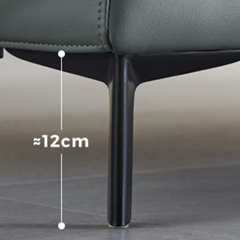 35.4" W Contemporary  Sectionals Faux Leather Sectional Sofa Set