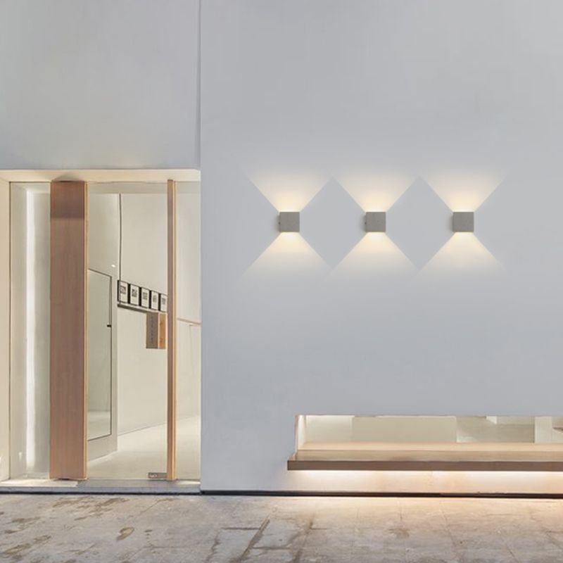 Modern Wall Light Fixture Simple Cement Wall Washer for Outdoor Hallway