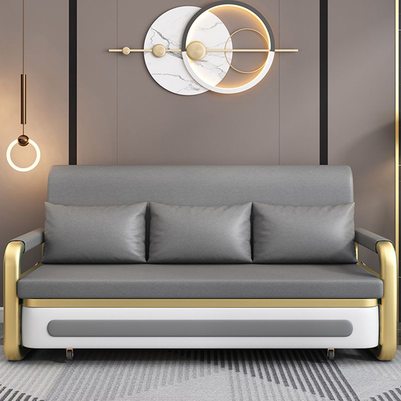 Pillow Included Sofa Futon Cushion Back Foldable Futon Sofa Bed