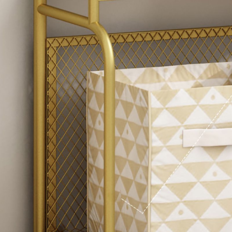 Libreria in stile glam a parete per la casa per l'ufficio e la sala da studio