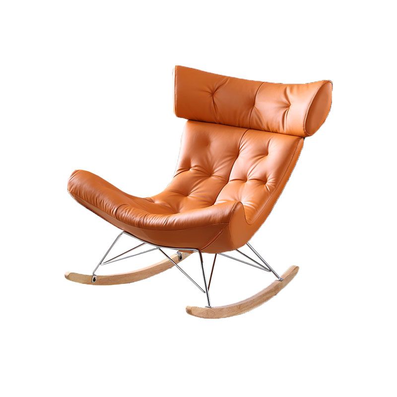Light Luxury Style Modern Lazy Sofa Chair Lounge Leisure Rocking Chair for Living Room