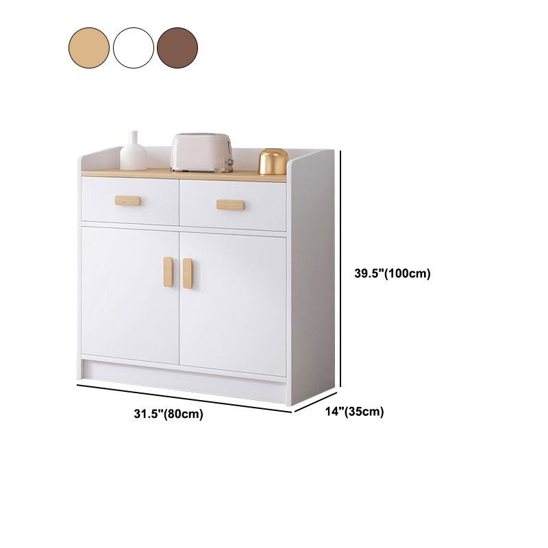 Accent Chest with Drawer Wood Contemporary Chest with 2/1-Door