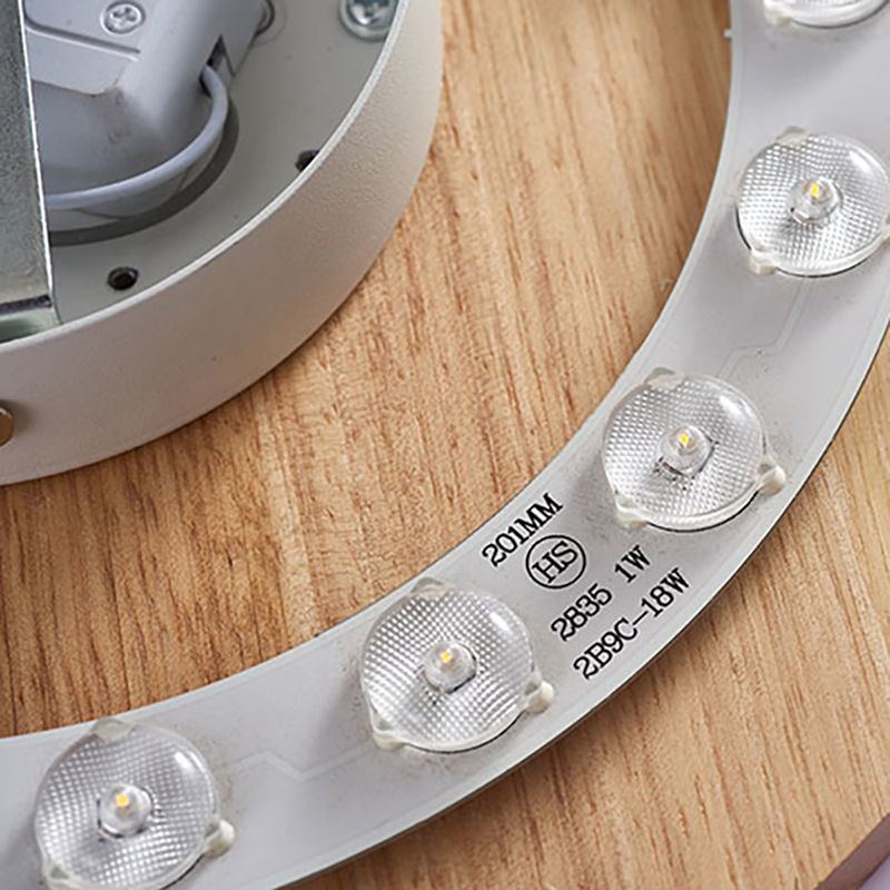 Luz de pared de pared doméstica moderna lámparas de pared de madera para cafetería